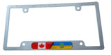 Ukraine Flag car License Plate Frame Chrome Plated Plastic