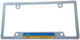 Ukraine Flag car License Plate Frame Chrome Plated Plastic