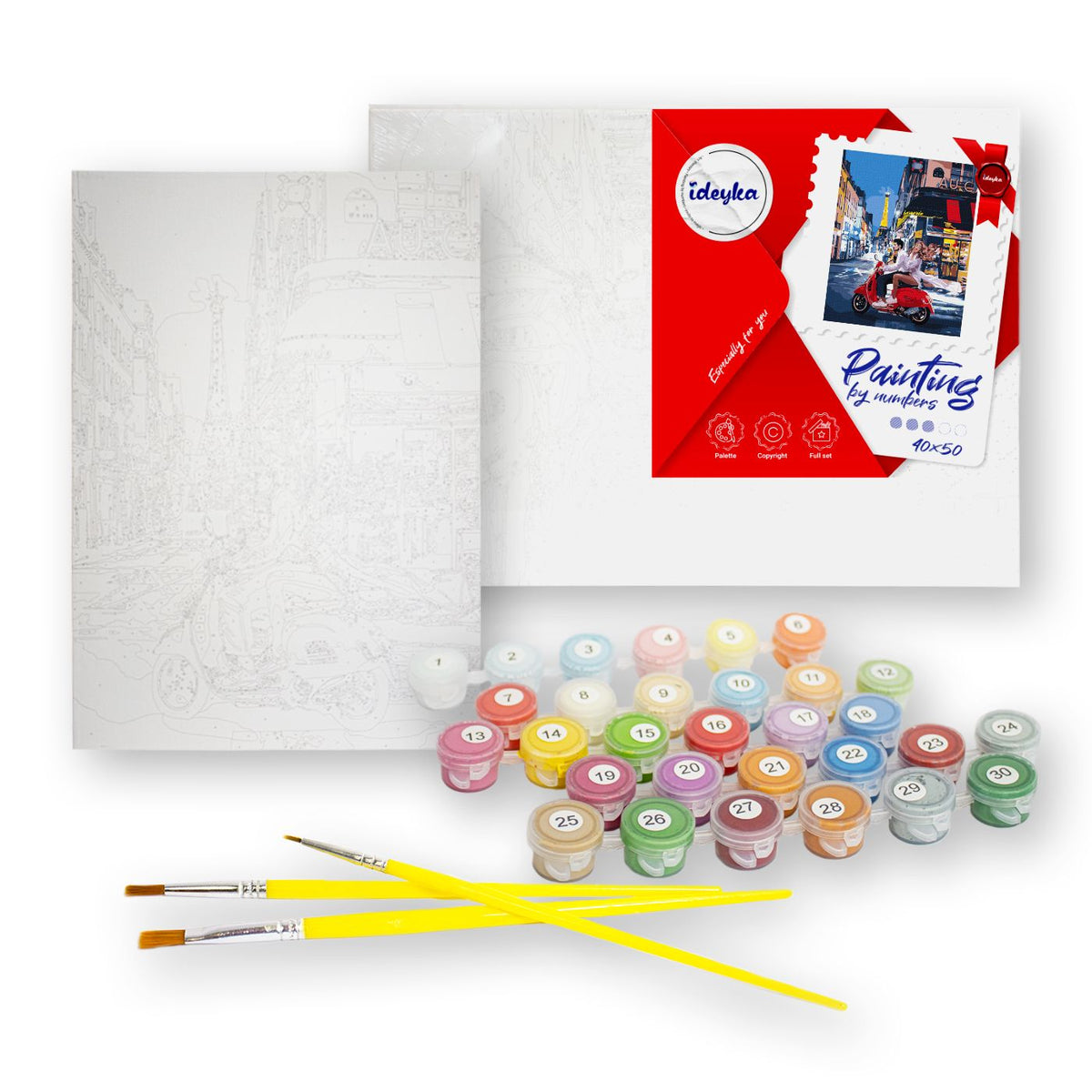 Ukrainian colors Paint by number Kit Yevshan