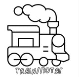 My first coloring book. Fun and simple design for kids. УКР/ENG. 2+
