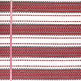 Red Embroidery Woven Tablecloth 98" x 57"