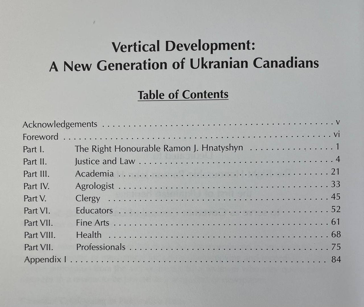 A new generation of Ukrainian Canadians (Volume 3) Yevshan