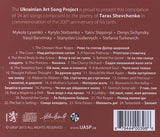 Taras Shevchenko from Poetry to Art Songs