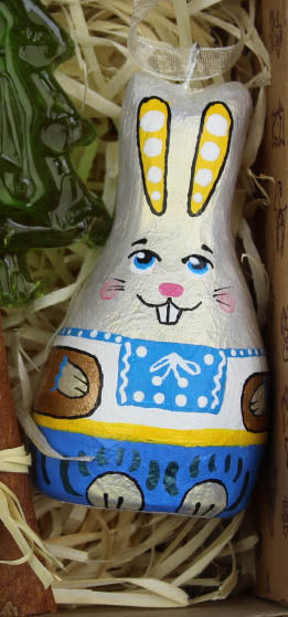 Rabbit in Folk Costume Ornament