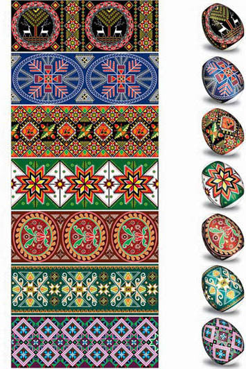 Traditional Ukrainian Design Egg Sleeves
