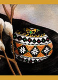Baba's Pysanka Card