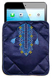Notebook Shirt Pouch - Navy Blue & Yellow