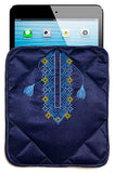 Notebook Shirt Pouch - Navy Blue & Yellow