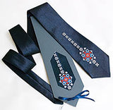 EMBR NAVY TIE - MEDALLIONS - BOY's