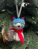 Cat in Blue Hat Ornament