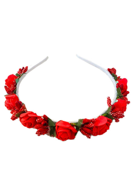 Floral Headband "Small rose" assorted