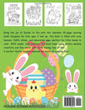 Happy Easter: Coloring book for kids from 3 years old