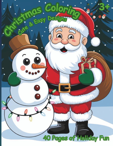 Christmas Coloring: Cute & Easy Designs
