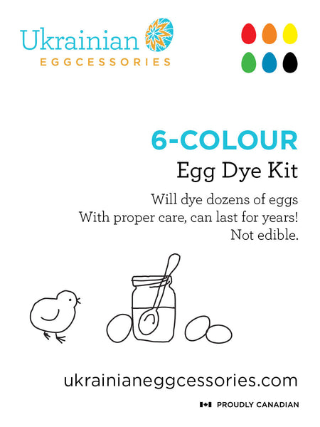 Dye Kits - 6-Colour Egg Dye Kit