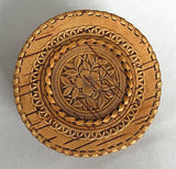 Round Birchbark Box