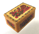 Painted Petrykivka Wooden Box