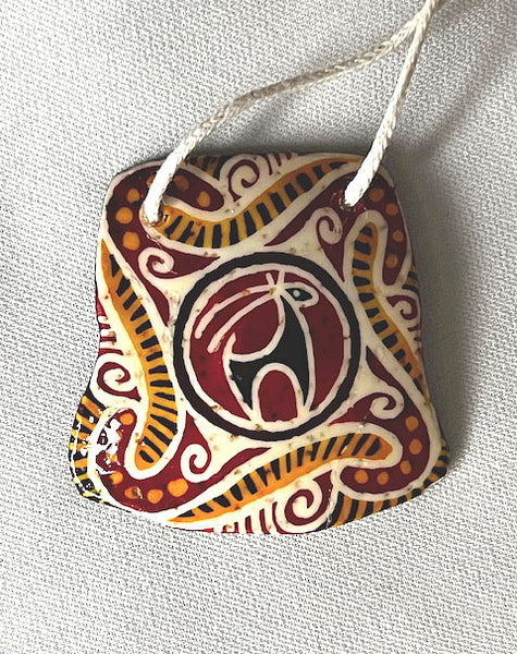 Colorful Eggshell Pendant