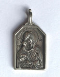 Virgin Mary Pendant - silver