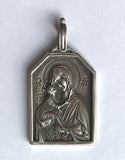 Virgin Mary Pendant - silver
