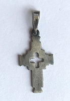 Silver Cross with cutout -1.25 in.