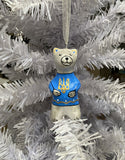 Polar Bear with Tryzub Sweater Ornament