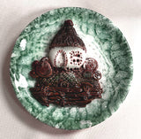 Village house hanging plate #2