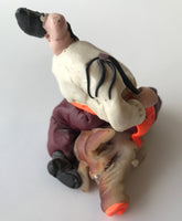 Kozak Sitting on Pig, Whimsical Figurine