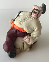 Kozak Sitting on Pig, Whimsical Figurine