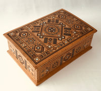 Medium Wooden Box with inlay