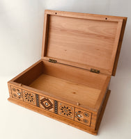 Medium Wooden Box with inlay