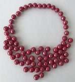 Red czech glass beads (loose)