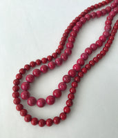 Red Glass beads (loose)