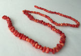 Natutal Polished Coral Beads (on fishline)