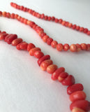 Natutal Polished Coral Beads (on fishline)