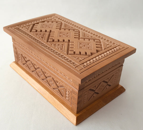 Small Carved Wooden Box