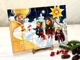 Saint Nicholas Puzzle - flat wooden puzzle