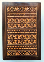 Carved - lacquered wooden box