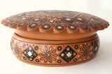 Medium Round Wooden Box with inlay