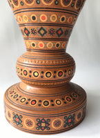 Wooden Vase with inlay