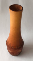 Carved Wooden Vase