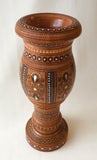 Wooden Vase with inlay