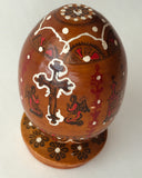 Wooden Egg with stand