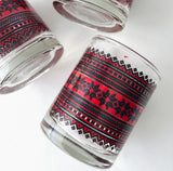 4 Embroidery Design Shot Glasses