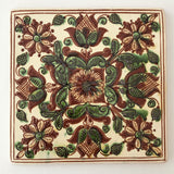 Kosiv Tile "Floral" - 8"  (Signed)