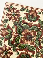 Kosiv Tile "Floral" - 8"  (Signed)