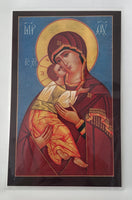 Laminated Virgin Mary Icon