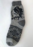 Men's socks Kozak on gray