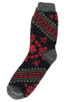 Ladies Embroidery Design Wool Socks