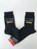 Mens Ukraine Socks, black