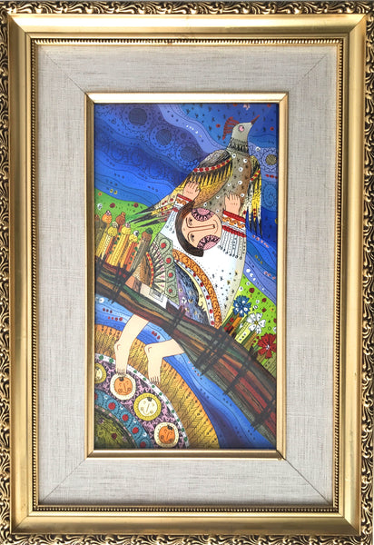 Icarus - Glass Painting